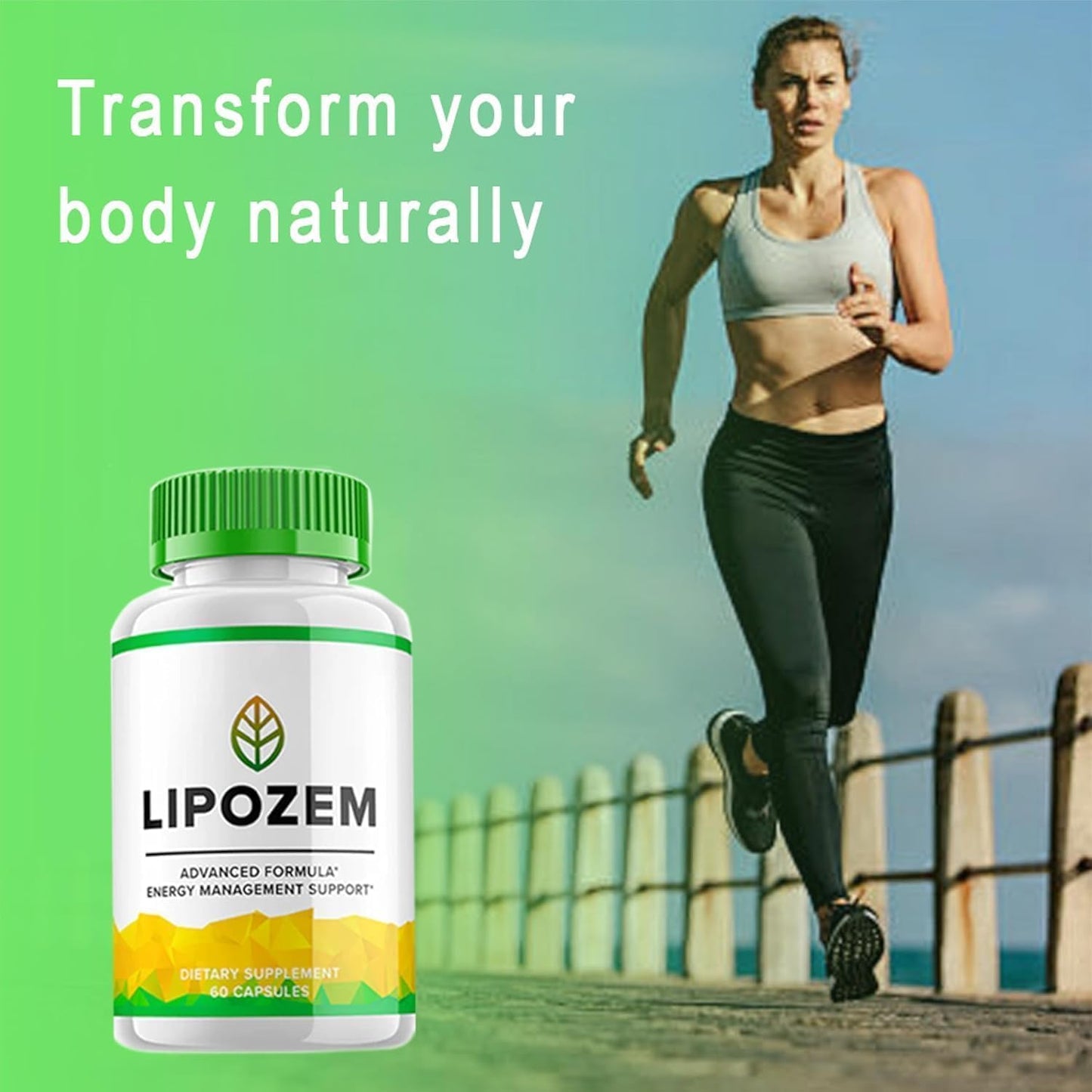 Lipo-zem Capsules - Lipo-zem Advanced Formula Supplement - Lypo-zem Natural Ingredients Reviews - 60 Capsules (XX)