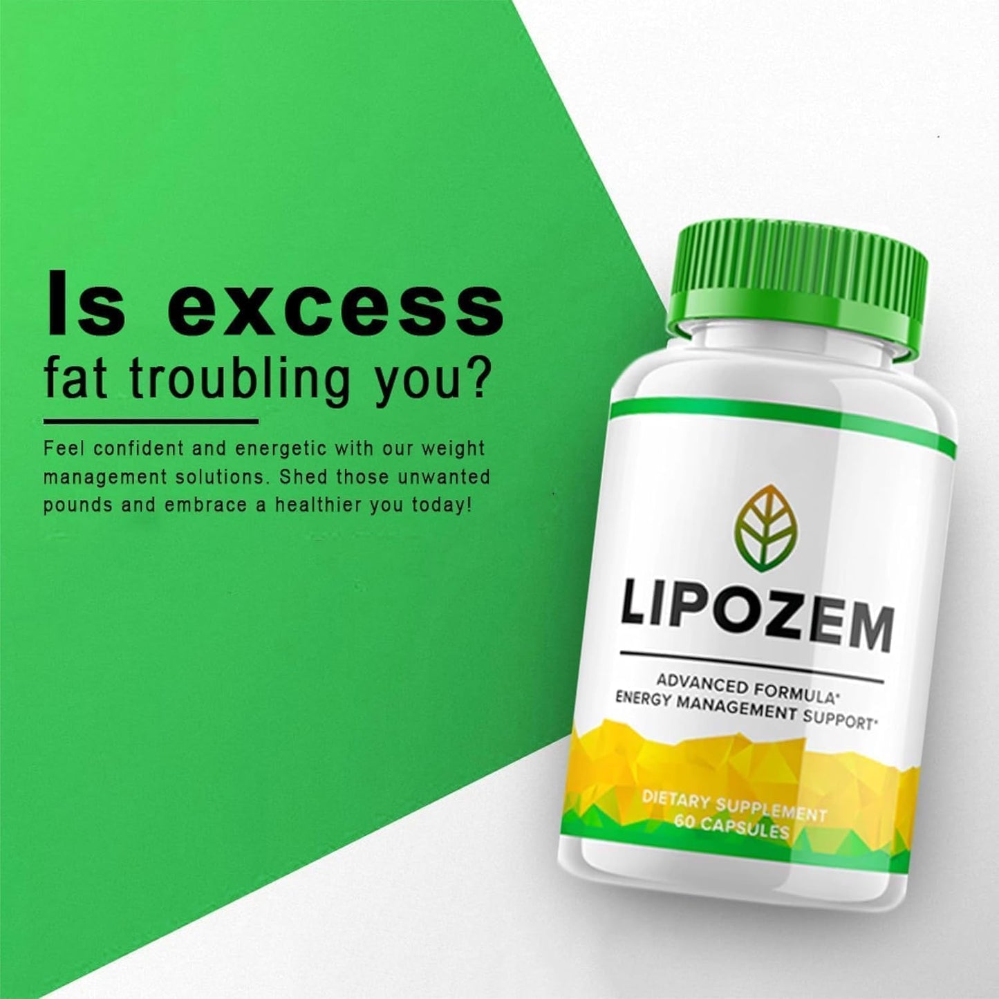 Lipo-zem Capsules - Lipo-zem Advanced Formula Supplement - Lypo-zem Natural Ingredients Reviews - 60 Capsules (XX)